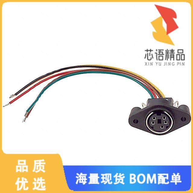 全新MD-50PL100原装(CONN RCPT FMALE MINI DIN 5P W