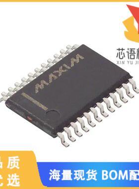 全新MAX5318GUG+原装(IC DAC 18BIT V-OUT 24TSSOP)正品