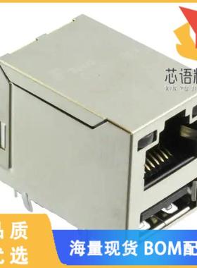 全新4-1775855-1原装(CONN MOD JACK 8P8C R/A SHIEL