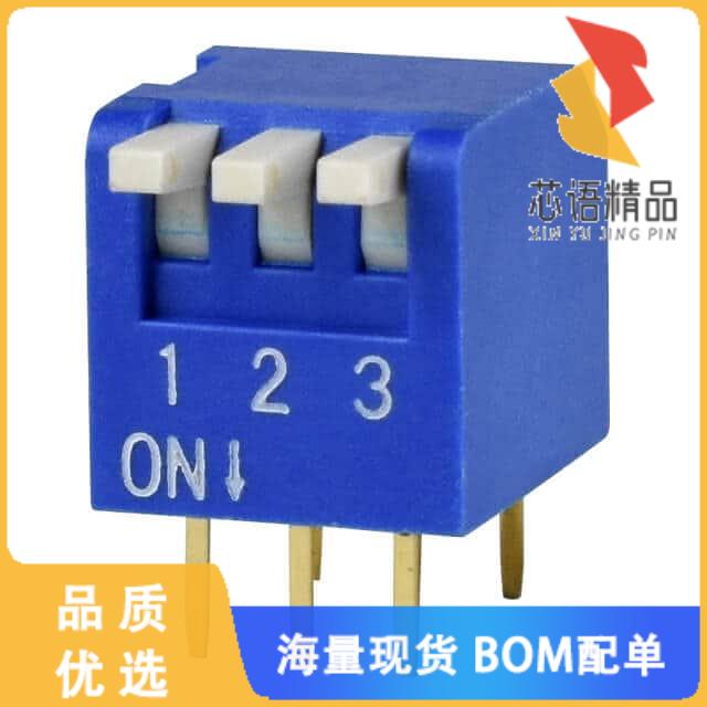 全新DS02C-254-1L-03BE原装(DIP SWITCH, SPST, 2.54