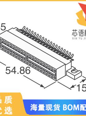 全新10034908-001LF原装(CONN EDGE DUAL FMALE 38PO