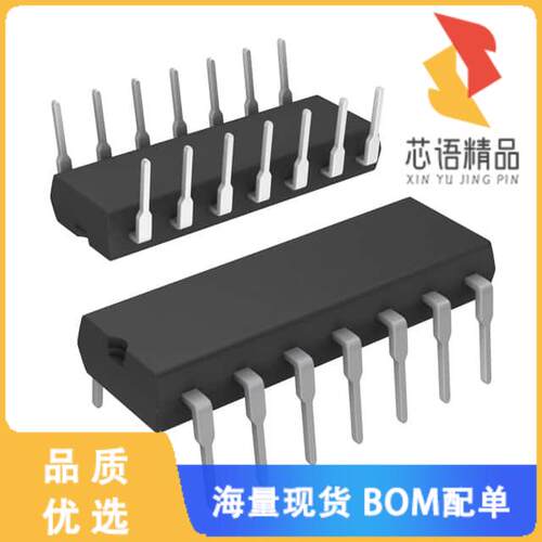 全新MC74HC00AN原装(IC GATE NAND 4CH 2-INP 14-DIP)正品