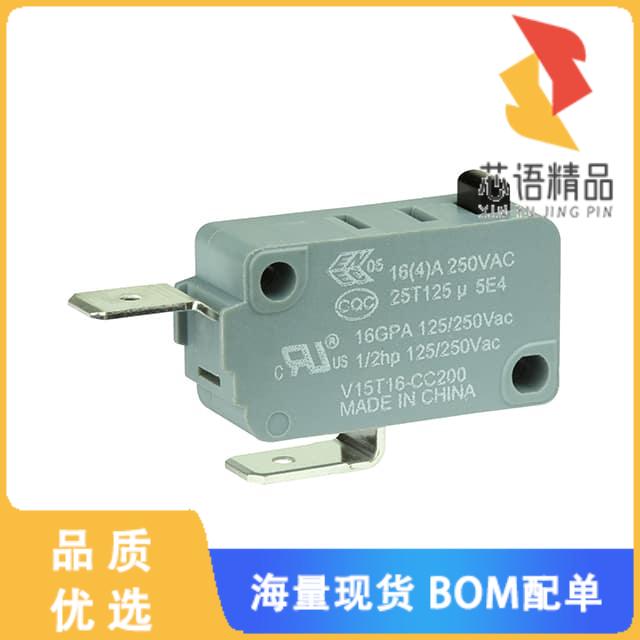 全新V15T16-CC200原装(SWITCH SNAP ACT SPST-NC 16A