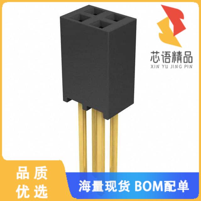 全新SSQ-102-03-G-D原装(CONN RCPT 4POS 0.1 GOLD P