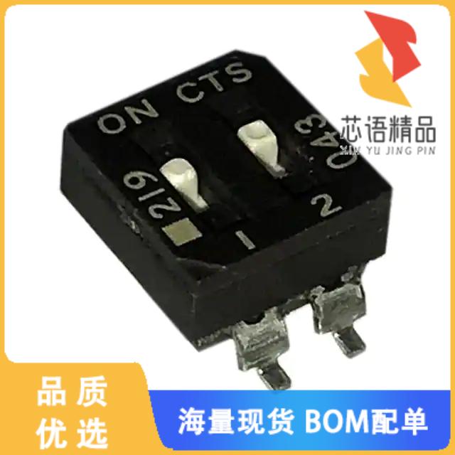 全新219-2LPS原装(SWITCH SLIDE DIP SPST 100MA 20V)正品