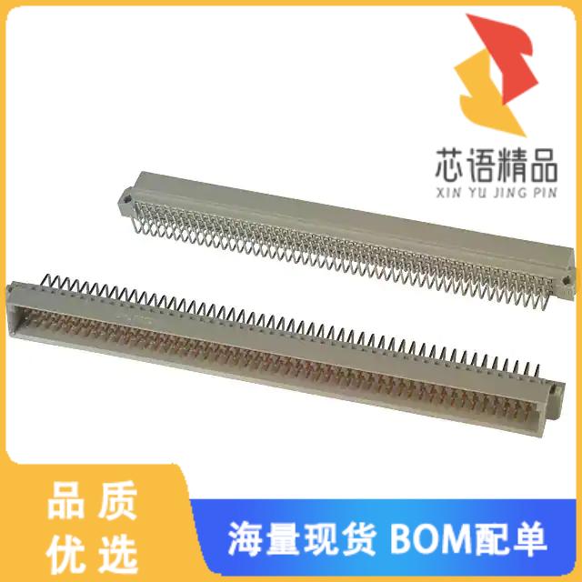 全新650907-5原装(CONN DIN PLUG 150POS PCB RA GOL