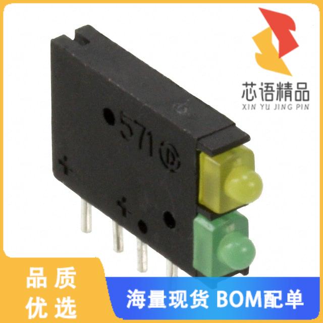 全新5710132100F原装(LED CBI 2MM BI-LEVEL YW,GN D