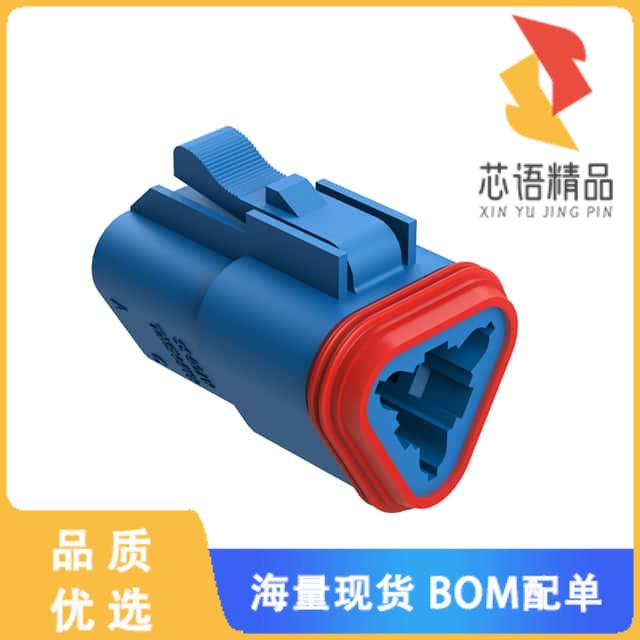 全新AT06-3S-BLU原装(3-WAY PLUG, FEMALE CONNECTOR