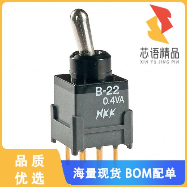 全新B22JP原装(SWITCH TOGGLE DPDT 0.4VA 28V)正品