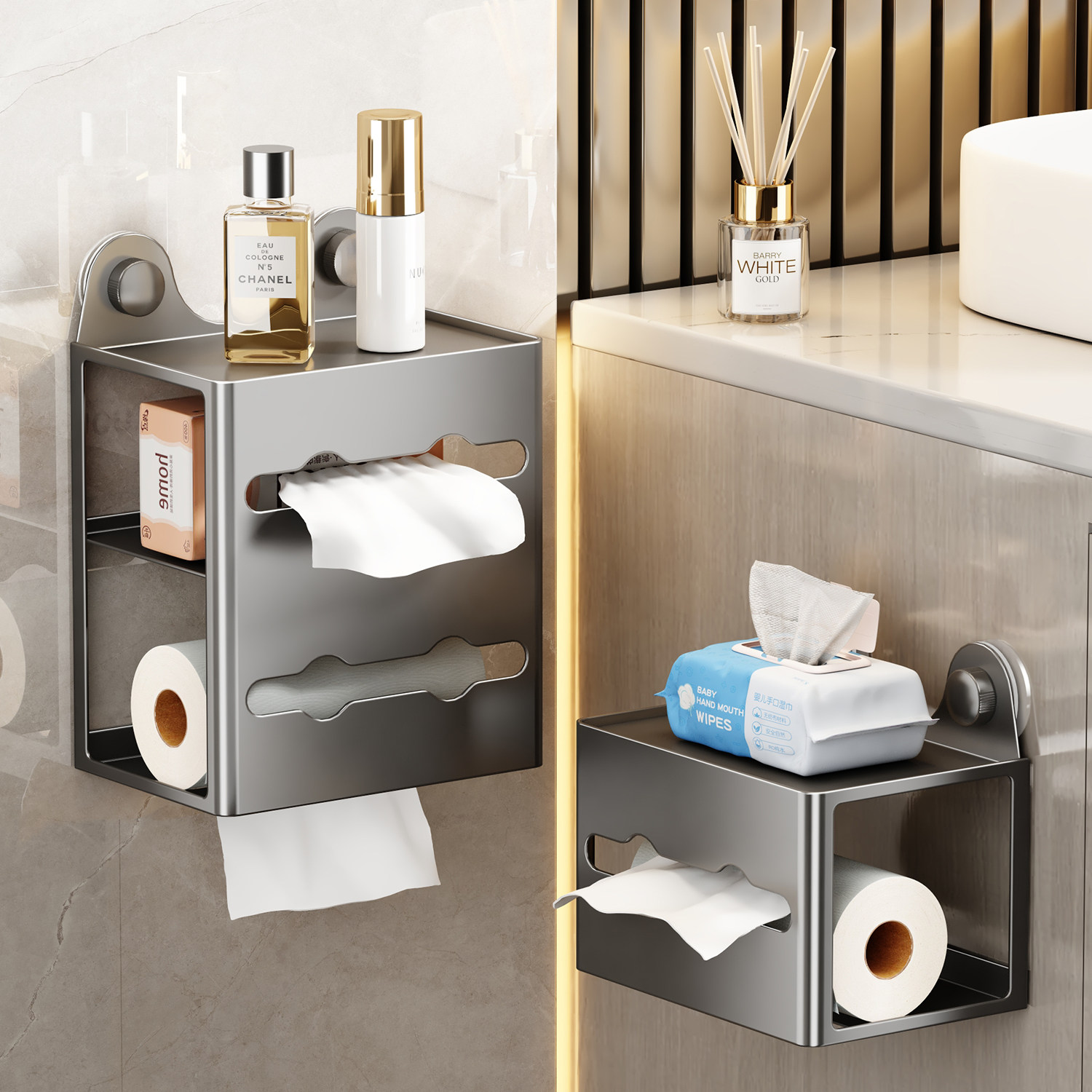 卫生间厕纸盒2025新款厕所纸巾盒壁挂卷纸卫生纸置物架免打孔胶贴,家庭/个人清洁工具,卷纸器/纸巾架,淘宝优惠券,粉丝福利购,淘宝优惠卷