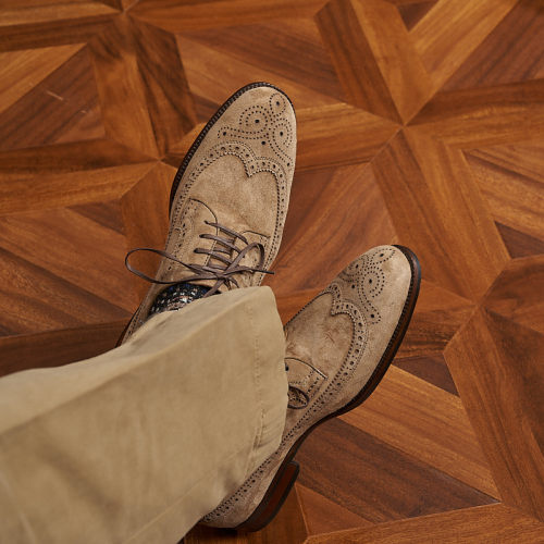 布洛克耐磨透气英伦橡胶