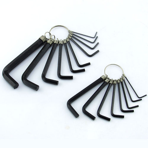 Itor/印拓 黑色内六角扳手 山地车内六角 钥匙扣内六角 短款