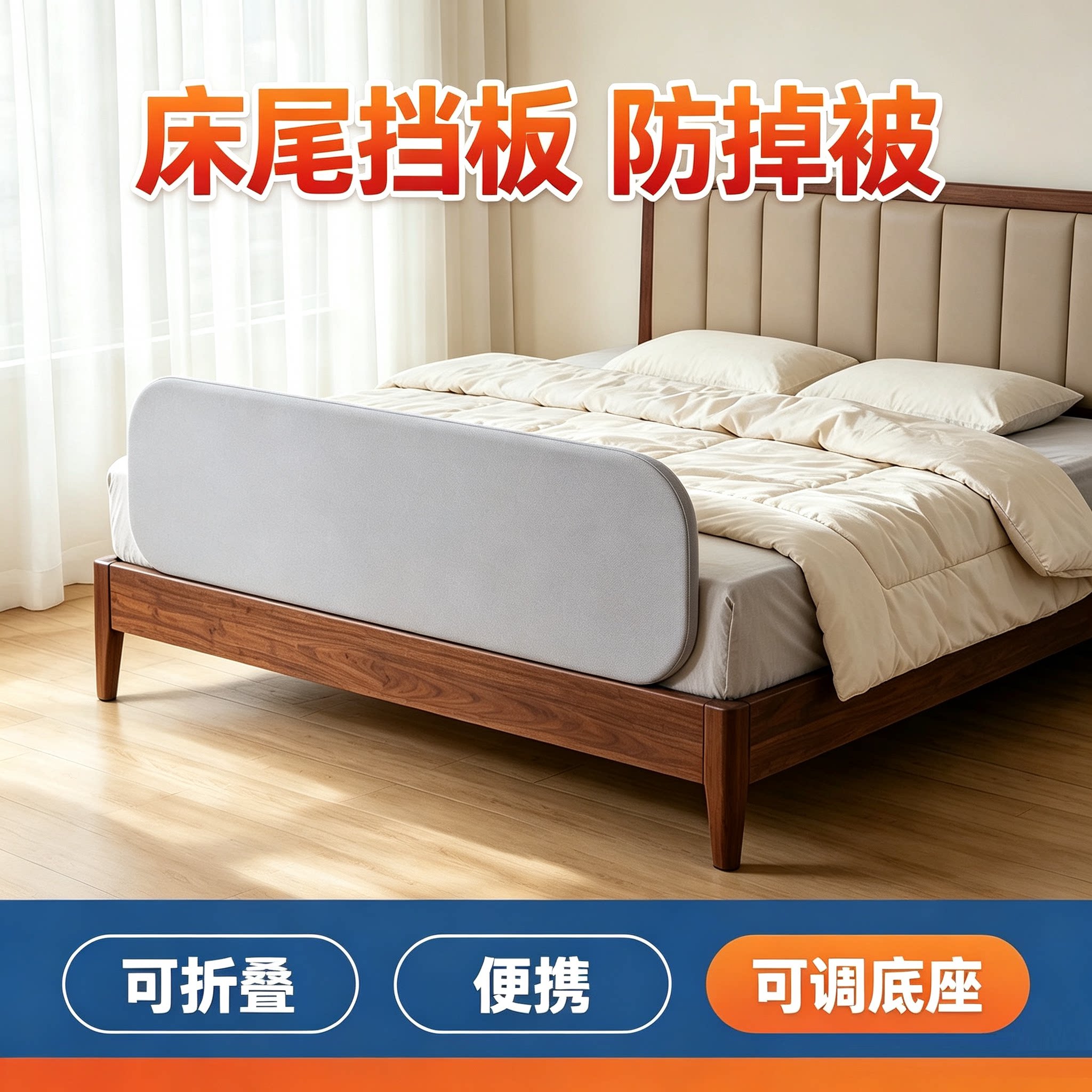 床尾挡板防掉被子护栏防掉落安全床护栏
