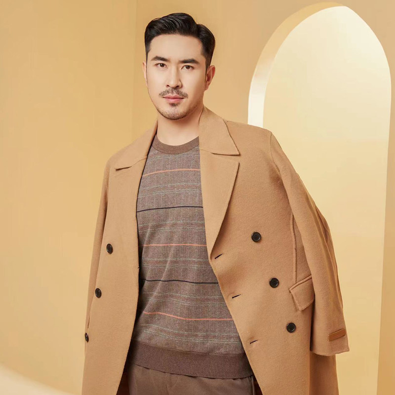 棉庄 卓羽商场同款保暖套装 时尚男保暖内衣男潮加绒加厚套装冬季