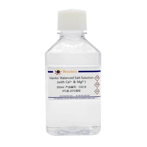 C0219-500ml Hanks' Balanced Salt Solution (with Ca2+ & Mg2+