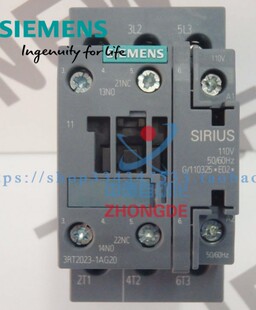 原装正品  西门子 交流接触器 SIRIUS 3RT6023-1AG20 110V 电梯