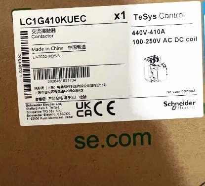 原装正品施耐德LC1G410KUEC接触器410A 3P 100-250V AC/DC
