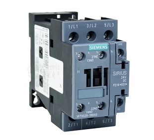 正品苏州西门子SIRIUS直流接触器3RT6028-1BB40 1开1闭 DC24V 38A
