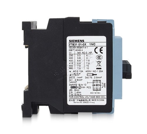 正品 西门子 3TS3101 交流接触器 3开1闭 3TS31 01-0X 24V36V380V