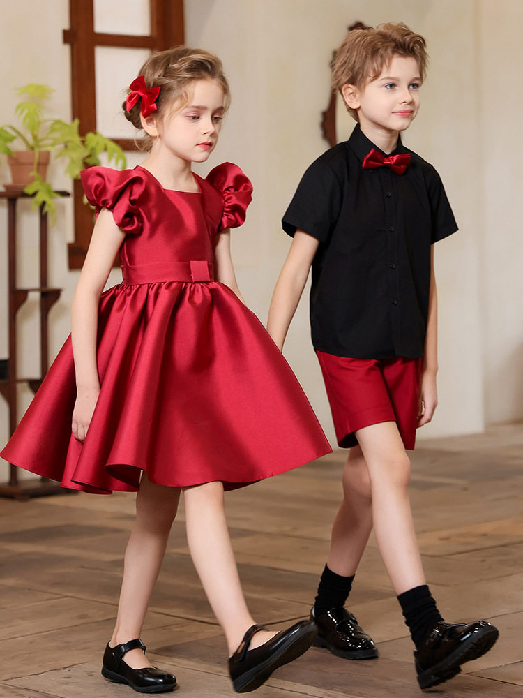 幼儿园六一儿童节合唱演出服套装中小学生朗诵比赛服小主持人礼服