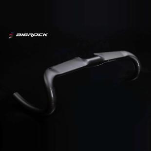 Bigrock大石公路车自行车超轻气动碳纤维全内走外走线破风分体把