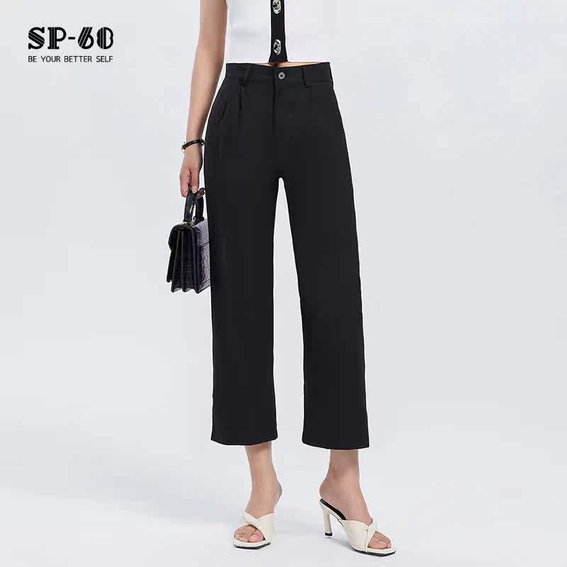 sp68夏季女士新款薄款直筒裤