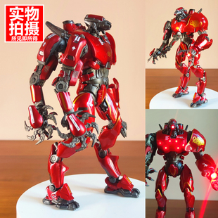 电镀发光暴风赤红中国机甲环太平洋复仇危险流浪者手办玩具黑曜石