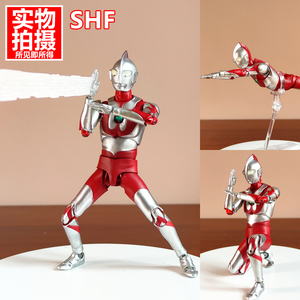 SHF真骨雕初代奥特六兄弟昭和归来雷欧泰罗初代可动手办玩具模型