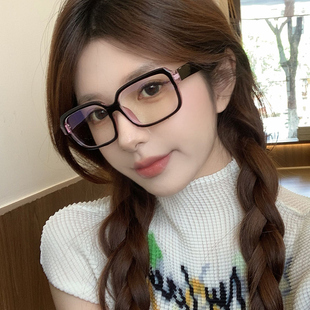 250 200 大黑框老花眼镜男女时尚 高清显年轻防蓝光疲劳100度150