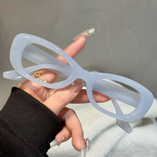 多巴胺欧美复古风猫眼时髦时尚 200 摩登老花眼镜女士高清100度150