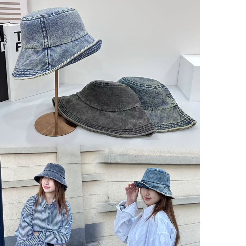 高端男女潮牌时尚牛仔渔夫帽