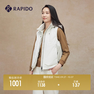 RAPIDO雳霹道秋冬女士O系列户外运动休闲时尚 轻量背心马甲外套