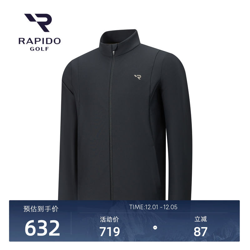 男士GOLF高尔夫休闲小立领外套