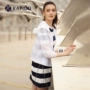 RAPIDO Ramp 2019 Mùa hè Thời trang nữ mới Áo khoác nhẹ Thể thao Áo khoác giản dị Quần áo da - Áo khoác thể thao / áo khoác áo khoác lining nữ