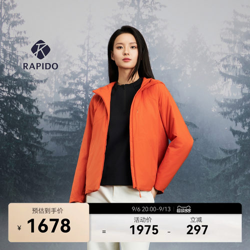 女士O系列基础时尚舒适P棉棉服