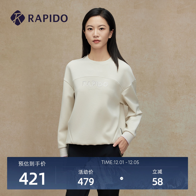 RAPIDO雳霹道女士圆领长袖