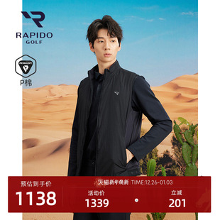 高尔夫GOLF运动P棉马甲可打包 RAPIDO雳霹道25年秋冬男士 新品