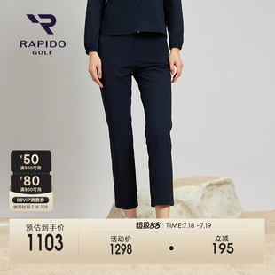 RAPIDO靂霹道2025年春夏女士高爾夫GOLF輕薄寬松直筒褲 新品