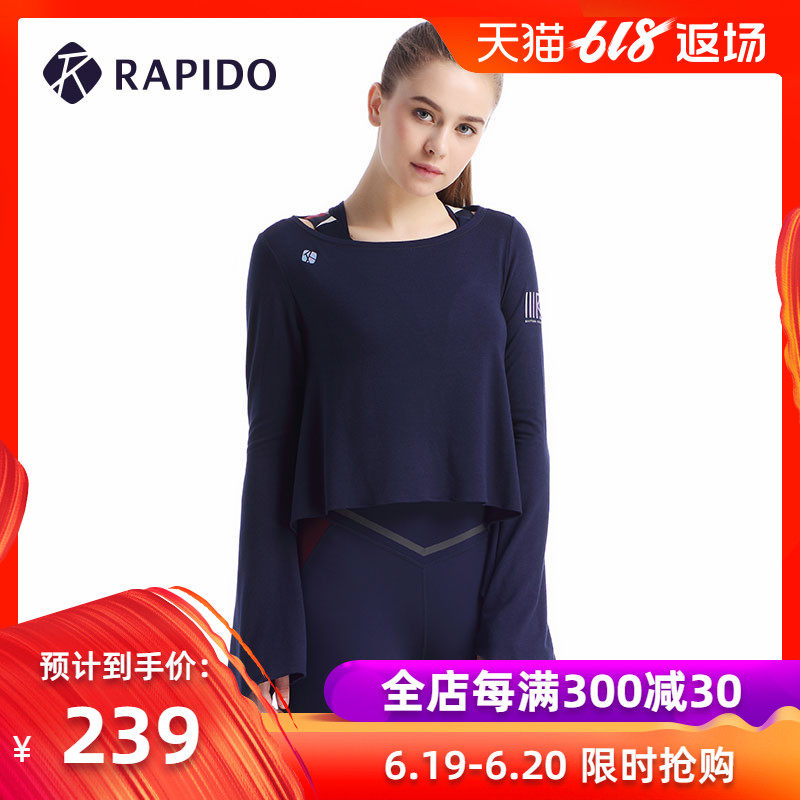 RAPIDO韩国三星 春季新款女士瑜伽运动休闲圆领衫 CP7841B09|msdalam kategori sukan/pakaian kasual, sweater sukan/pullover - dari Buy2taobao.com untuk memberikan perkhidmatan ejen Taobao profesional membeli