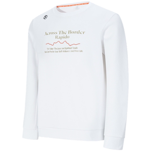 RAPIDO雳霹道秋冬男士O系列户外运动长袖基础版卫衣印花T恤