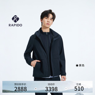 RAPIDO睿必度2026春季 男士 城市轻户外三合一夹克雳霹道 新品