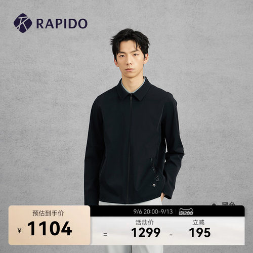 RAPIDO雳霹道男士翻领夹克外套