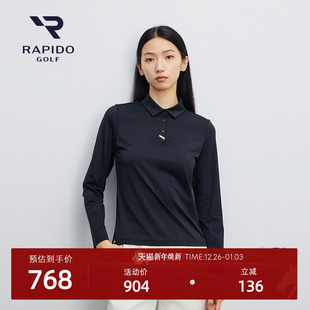 内搭POLO RAPIDO雳霹道25秋冬女士高尔夫GOLF休闲长袖 进口面料