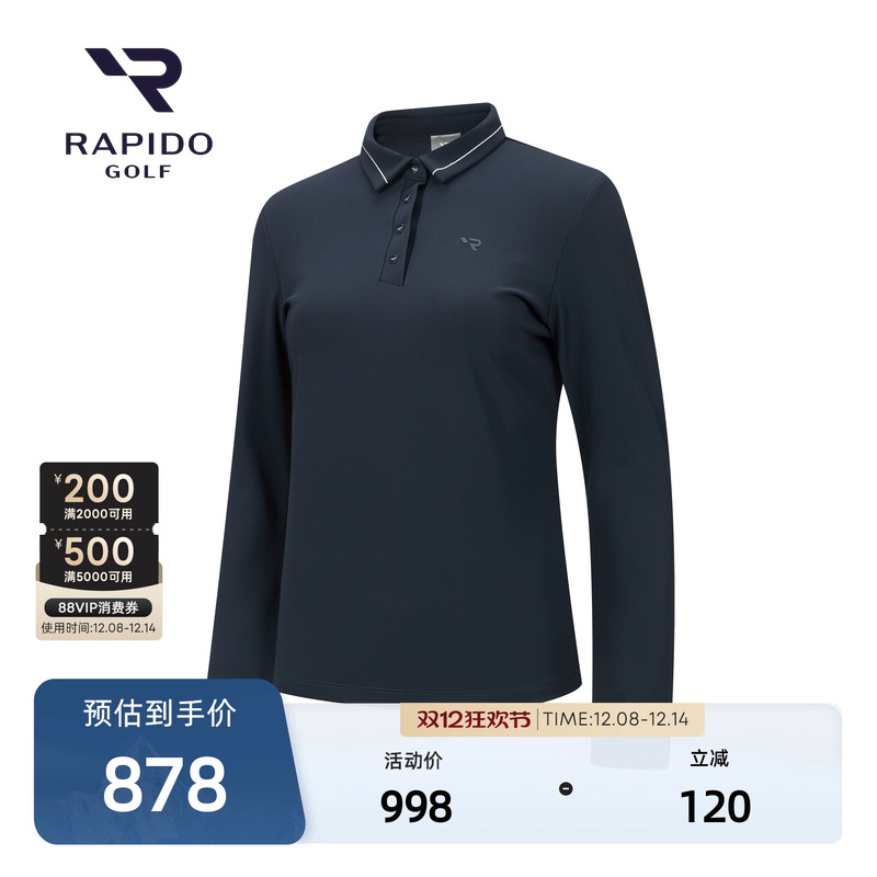 女士GOLF高尔夫系列长袖POLO衫
