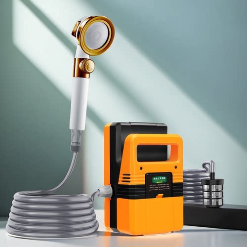 户外洗澡神器电动花洒无需插电