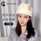 月子帽产后秋冬纯棉a类产妇大头女士12月妈孕妇薄款 春夏发带防风