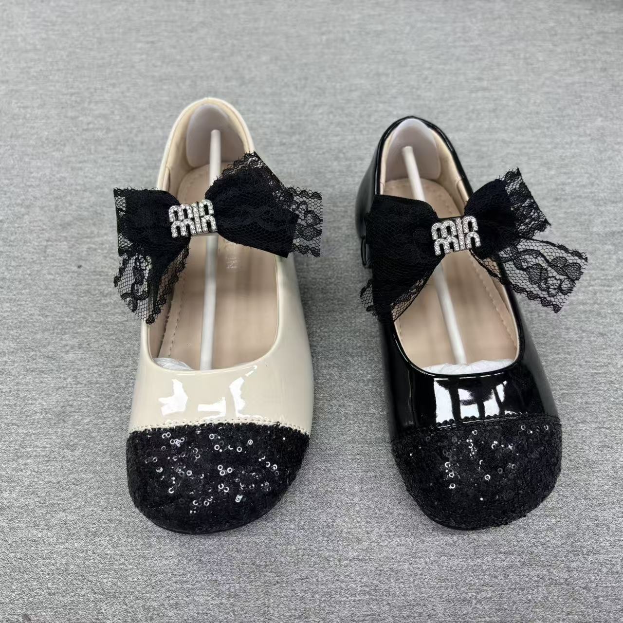 甜美风蝴蝶结玛丽珍鞋女学院风一字扣平底小皮鞋少女