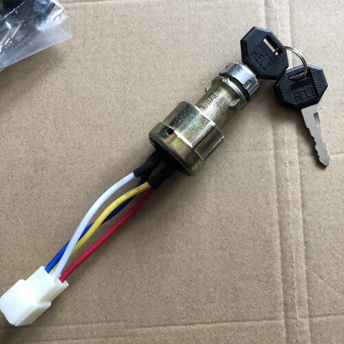 合力叉车点火开关叉车启动 开关叉车钥匙锁 JK411四线带预热