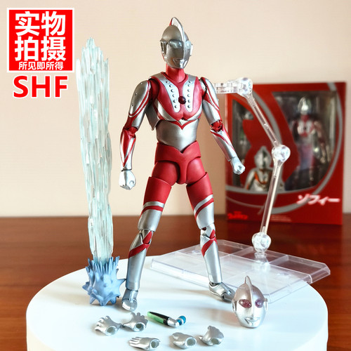 SHF佐菲奥特zoffy真骨雕队长昭和六兄弟初代赛文杰克可动手办玩具