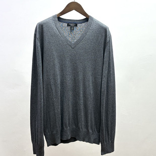 55桑蚕丝45亚麻男秋冬款软糯宽松大码休闲风打底衫时尚简约风套头